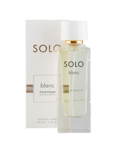 Туалетная вода SOLO blanc жен 100 мл Art parfum