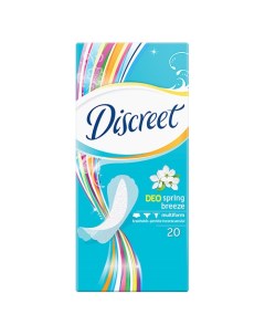 Прокладки ежедневные DEO Spring breeze 20 шт Discreet