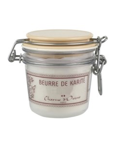 Масло карите и аргана с ароматом черного чая Beurre Karite Argan Parfum The noir 14239 200 г Charme d'orient (франция)