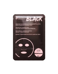 Маска с эффектом отдохнувшего сияющего лица Radiant Transformation Black Charcoal Mask T_TR_38 8 30  Timeless truth (япония/тайвань)