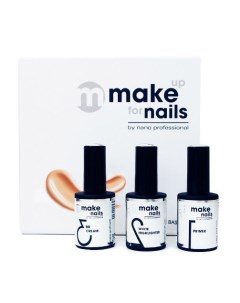 Набор гелей Make Up For Nails Basic Set Nano professional (россия)