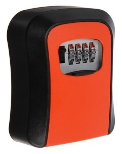 Ключница с кодовым замком размер 12х9 6х4 см цвет оранжевый Nnb