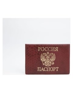 Обложка для паспорта цвет красный Nnb