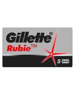 Сменные лезвия для безопасных бритв Rubie Platinum 5 шт Gillette