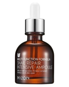 Сыворотка для лица с экстрактом улиточной слизи Snail repair intensive ampoule Mizon