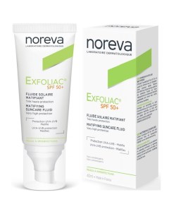 Эмульсия Exfoliac SPF50 Матирующая Солнцезащитная 40 мл Noreva