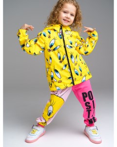 Куртка текстильная с полиуретановым покрытием для девочек ветровка Playtoday kids