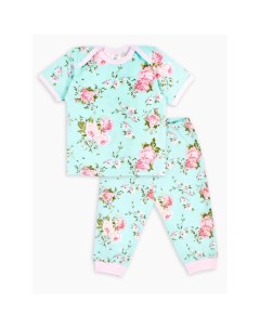 Пижама для новорожденных Мятная нежность Веселый малыш