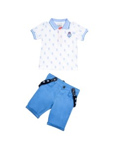 Комплект одежды для мальчика футболка бриджи подтяжки G KOMM18 21 Cascatto
