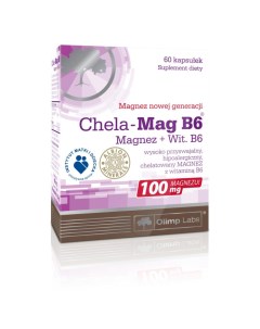 Витаминный комплекс с магнием В6 Chela Mag B6 60 капсул Olimp labs