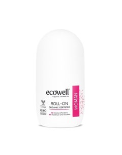 Органический шариковый дезодорант для женщин Roll On organic sertified 75 г Ecowell