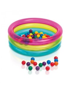 Надувной бассейн с шариками Intex
