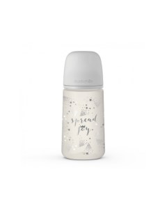 Бутылочка с мягкой физиологической силиконовой соской Spread Joy 270 мл Suavinex