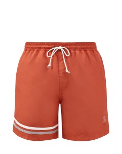 Пляжные плавательные шорты с деталями в полоску Brunello cucinelli
