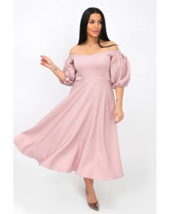 Платье трикотажное Мавис розовое Инсантрик