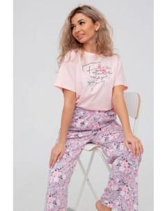 Пижама трикотажная Афасса розовая Инсантрик