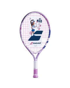 Ракетка для большого тенниса детская B FLY 19 Gr0000 140242 для 4 6 лет алюминий со струнами розовый Babolat