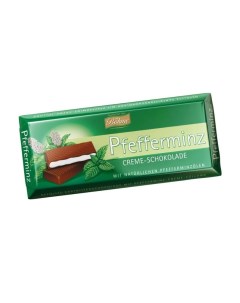 Шоколад Pfefferminz темный с мятной начинкой 100 г Bohme