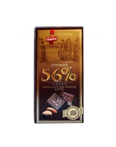 Шоколад горький 56 90 г Спартак