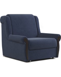 Кресло кровать Аккорд М 80 велюр Ультра миднайт Шарм-дизайн