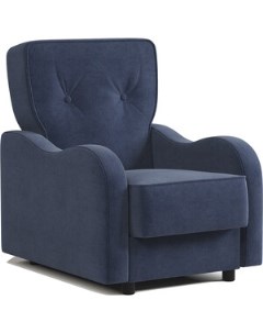 Кресло для отдыха Классика В велюр Ультра миднайт Шарм-дизайн