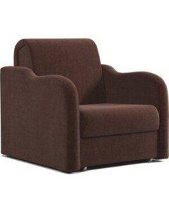 Кресло кровать Коломбо 70 велюр Дрим шоколад Шарм-дизайн