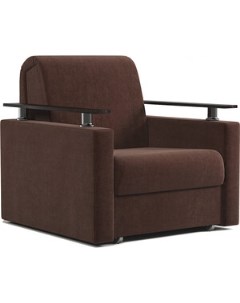 Кресло кровать Шарм 60 велюр Дрим шоколад Шарм-дизайн