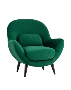 Кресло карл велюр тёмно зелёный зеленый Stool group