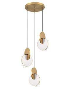 Светильник подвесной светодиодный moderli v10513 pl mesa золотой Stool group