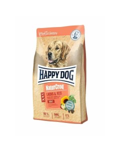 NaturCroq Salmon Rice полнорационный сухой корм для собак с лососем и рисом 11 кг Happy dog