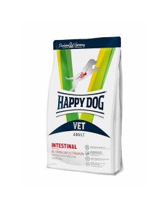 Vet Diet Intestinal полнорационный сухой корм для собак с чувствительным пищеварением диетический 4  Happy dog