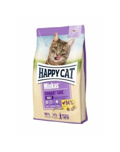 Minkas Urinary Care полнорационный сухой корм для кошек для профилактики МКБ с птицей 1 5 кг Happy cat