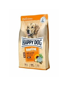 NaturCroq Duck Rice полнорационный сухой корм для собак с уткой и рисом 12 кг Happy dog