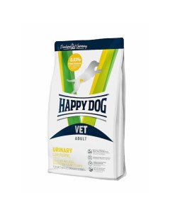 Vet Diet Urinary Low Purine полнорационный сухой корм для собак при МКБ оксалатного типа диетический Happy dog