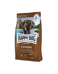 Supreme Sensible Canada полнорационный сухой корм для собак средних и крупных пород с высокой активн Happy dog