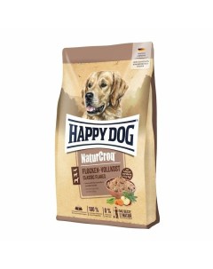 Flocken Vollkost полнорационный сухой корм для собак премиум в хлопьях 10 кг Happy dog