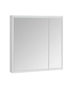 Шкаф зеркало Нортон 1A249202NT010 80см белый глянец Шкаф зеркало Нортон 1A249202NT010 80см белый гля Акватон