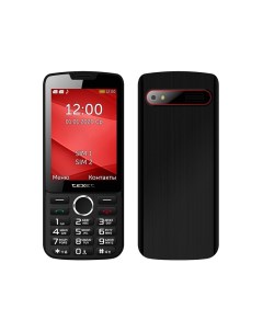 Сотовый телефон TM 308 Black Red Texet