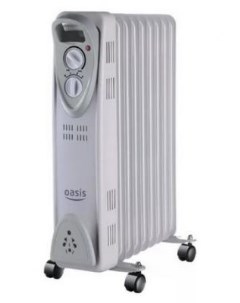 Масляный радиатор US 15 1500 Вт термостат колеса для перемещения ручка для переноски выключатель со  Oasis