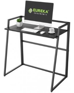 Складной письменный стол для компьютера ERK FD 03B с шириной 84 см Black Eureka