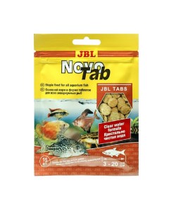 NovoTab Основной корм для пресноводных аквариумных рыб таблетки саше Jbl