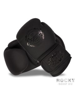 Боксерские перчатки Fight Expert Matte Black 10 OZ Flamma