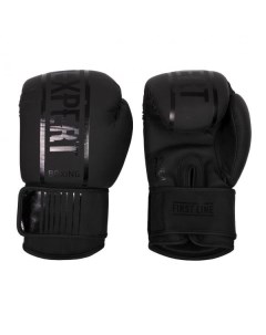 Боксерские перчатки Fight Expert Matte Black Black 14 OZ Flamma