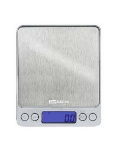 Весы кухонные электронные нержавеющая сталь Дельта точность 1 г до 3 кг серебро SQ4005 0002 Tdm еlectric