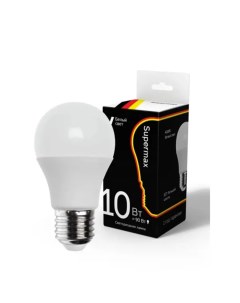 Лампа светодиодная E27 10 Вт груша 4000 К нейтральный белый свет Supermax