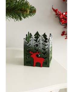 Коробка декоративная Красный олень Holiday classics