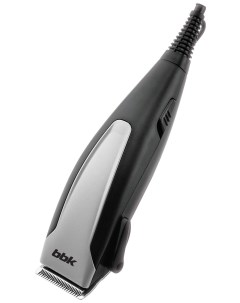 Машинка для стрижки волос BHK101 черный серебро Bbk