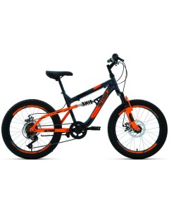Велосипед MTB FS 20 D 20 6 ск рост 14 темно серый оранжевый RBK22AL20049 Altair