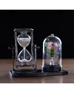 Часы песочные Роза в ассортименте 15х9х14 см Сима-ленд