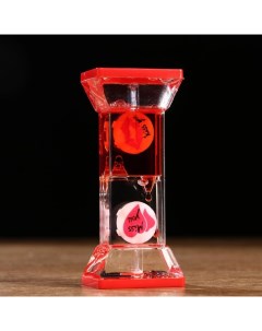 Часы песочные Смайлики в ассортименте 4х5х12 см Сима-ленд